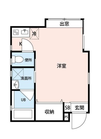 日暮里駅 徒歩5分 1階の物件間取画像